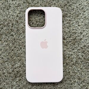 iPhone 14 Pro Max Silicone Case with MagSafe Chalk Pink